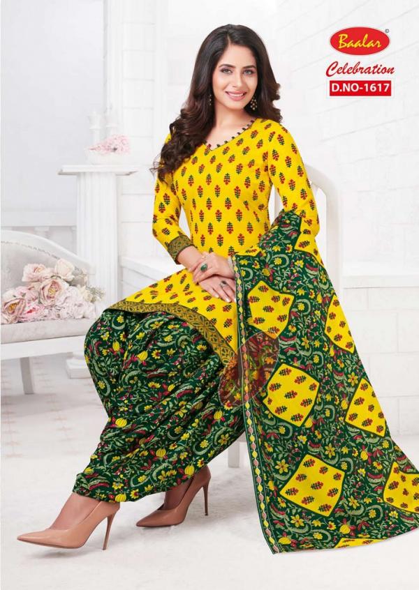 Baalar Celebration Vol-16Cotton Designer Patiyala Dress Material